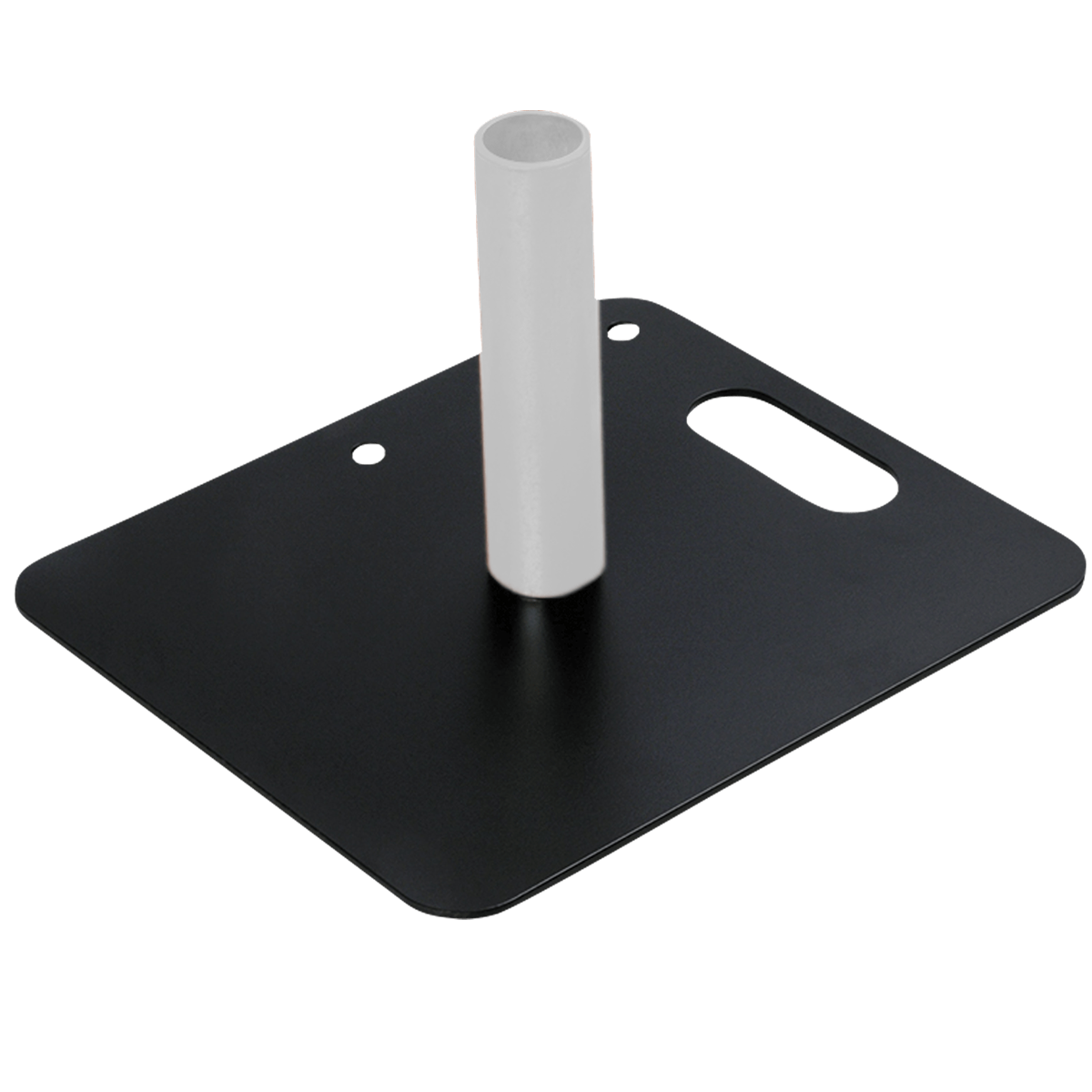 Produktbild für Wentex Pipes & Drapes Bodenplatte, schwarz, 35 x 30 cm