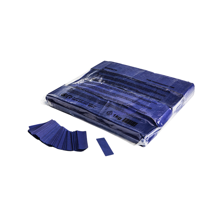 Produktbild für MagicFX Confetti, Rectangles, dark blue paper, 1kg Beutel