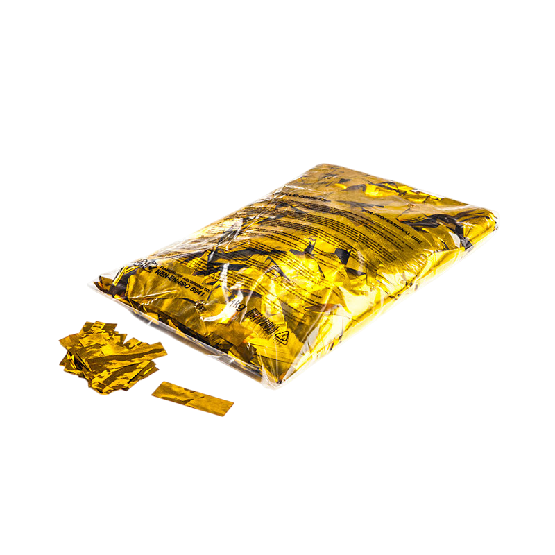 Produktbild für MagicFX Confetti, Rectangles, gold metallic, 1kg Beutel