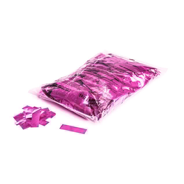 Produktbild für MagicFX Confetti, Rectangles, pink metallic, 1kg Beutel