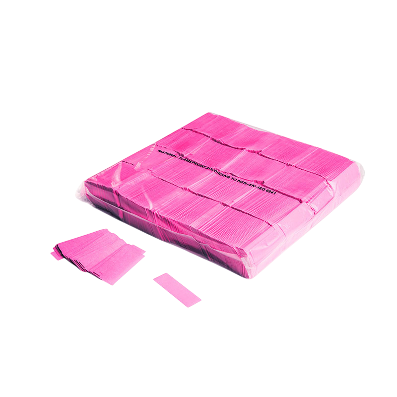 Produktbild für MagicFX UV Confetti, Rectangles, fluo pink paper, 1kg Beutel