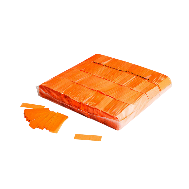 Produktbild für MagicFX UV Confetti, Rectangles, fluo orange paper, 1kg Beutel