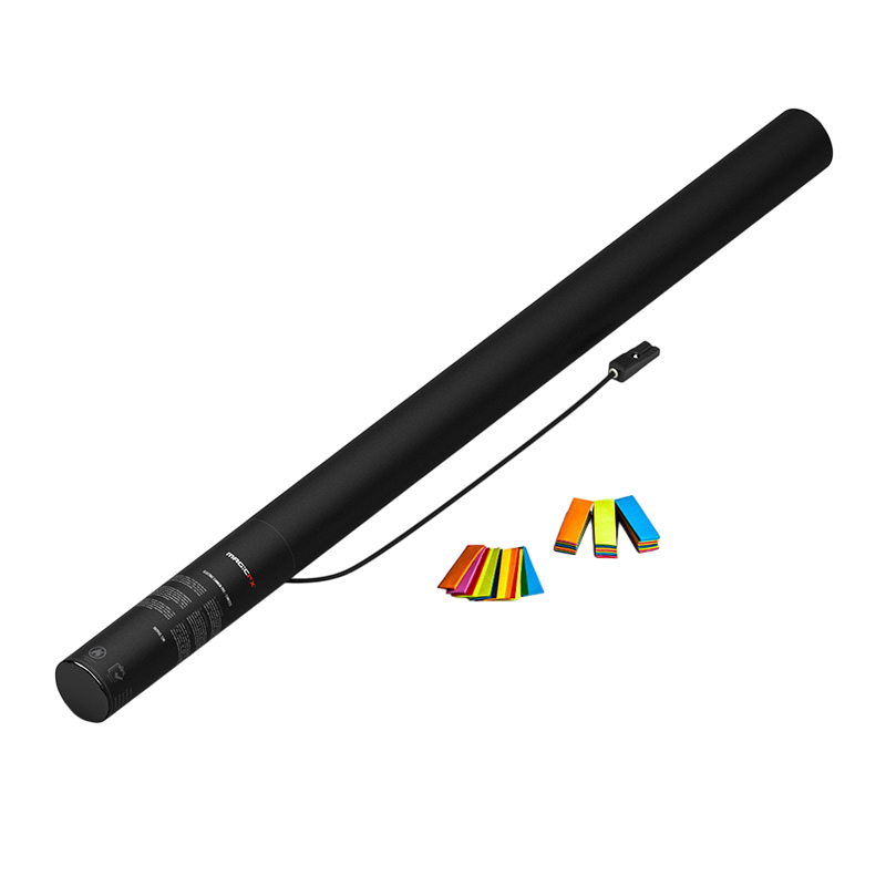 Produktbild für MagicFX Electric Cannon, 80cm, Confetti multicolor paper