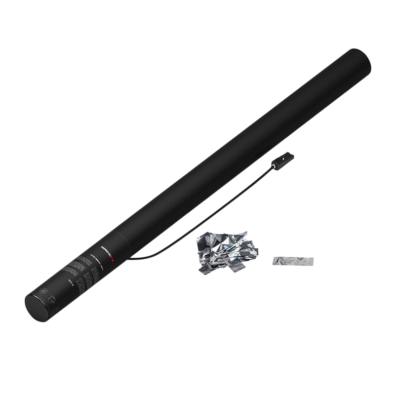 Produktbild für MagicFX Electric Cannon, 80cm, Confetti silver metallic