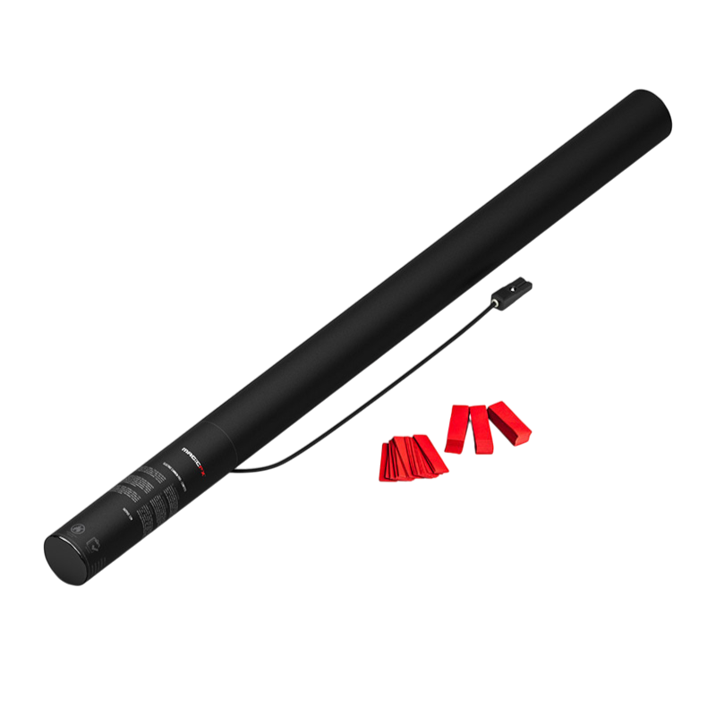 Produktbild für MagicFX Electric Cannon, 80cm, Confetti red paper