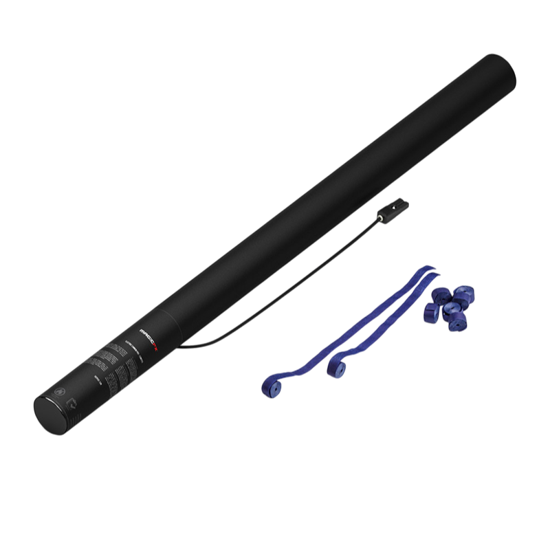 Produktbild für MagicFX Electric Cannon, 80cm, Streamer dark blue paper