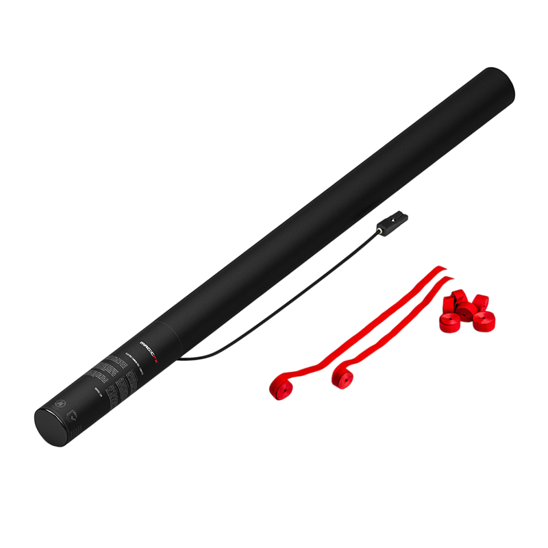 Produktbild für MagicFX Electric Cannon, 80cm, Streamer red paper