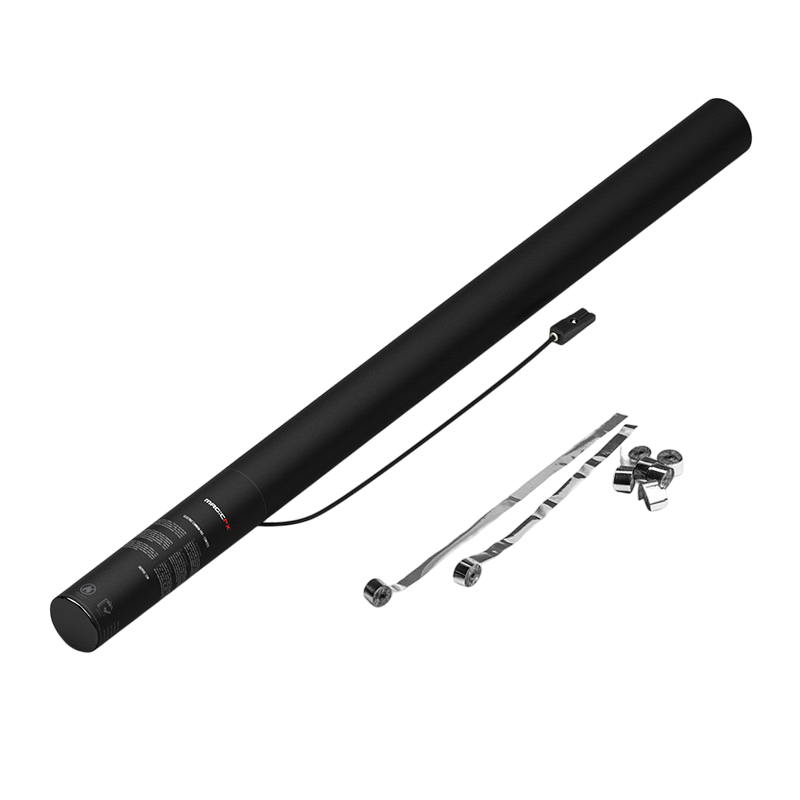 Produktbild für MagicFX Electric Cannon, 80cm, Streamer silver metallic
