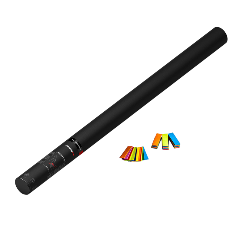 Produktbild für MagicFX Handheld Cannon, 80cm, Confetti multicolour paper