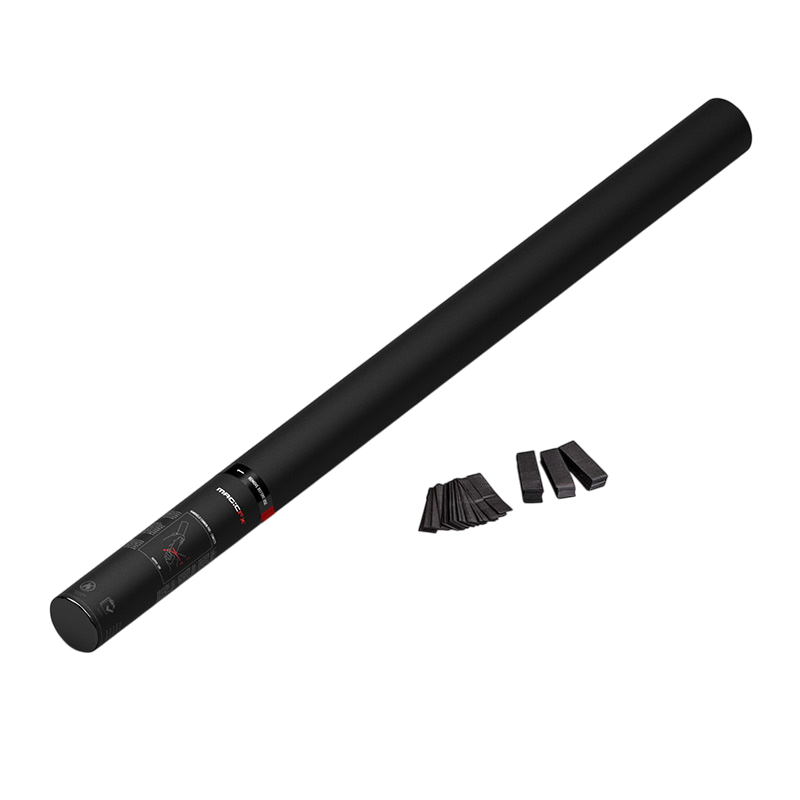 Produktbild für MagicFX Handheld Cannon, 80cm, Confetti black paper