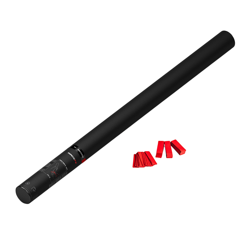 Produktbild für MagicFX Handheld Cannon, 80cm, Confetti red paper