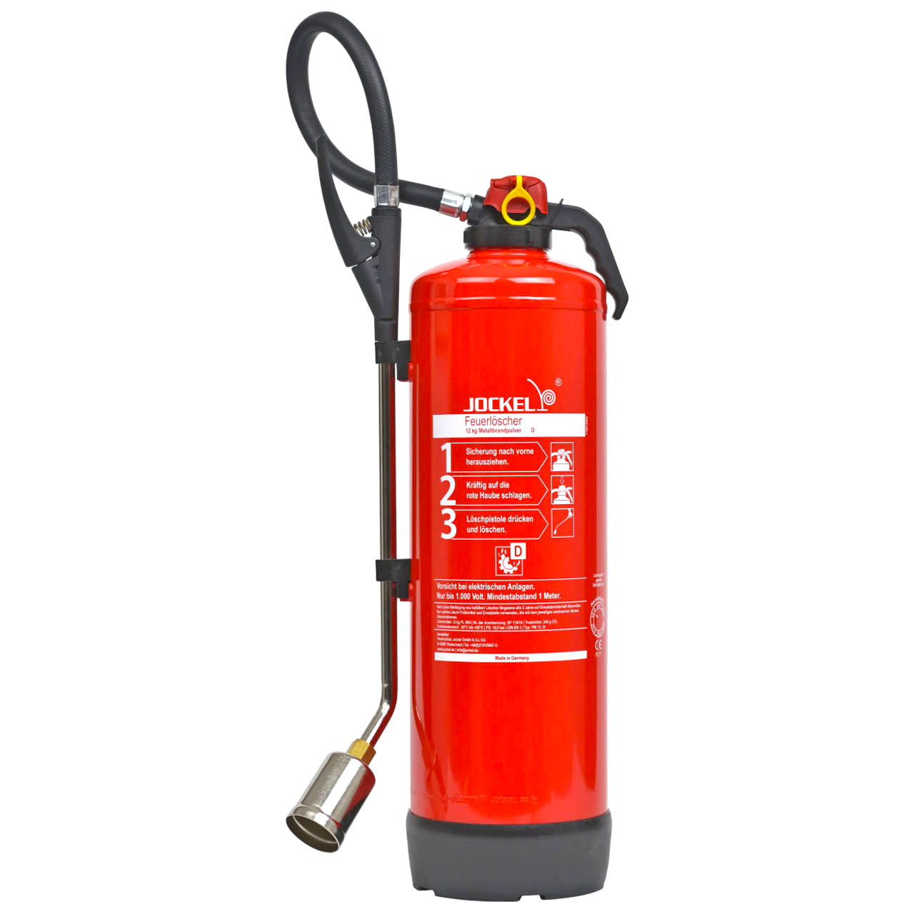Produktbild für Feuerlöscher D, Metallbrandpulver, 12 Kg