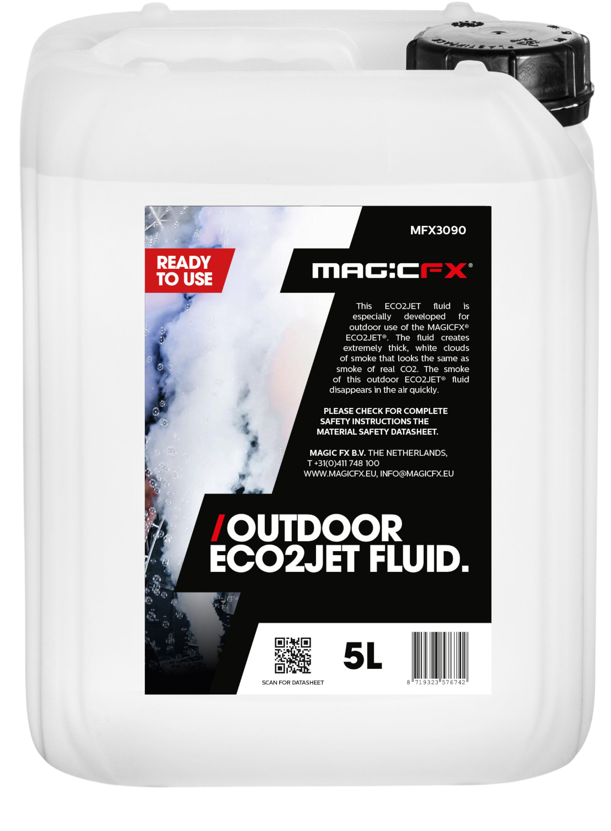 Produktbild für Nebelfluid MagicFX ECO2JET Fluid; Outdoor, je Liter