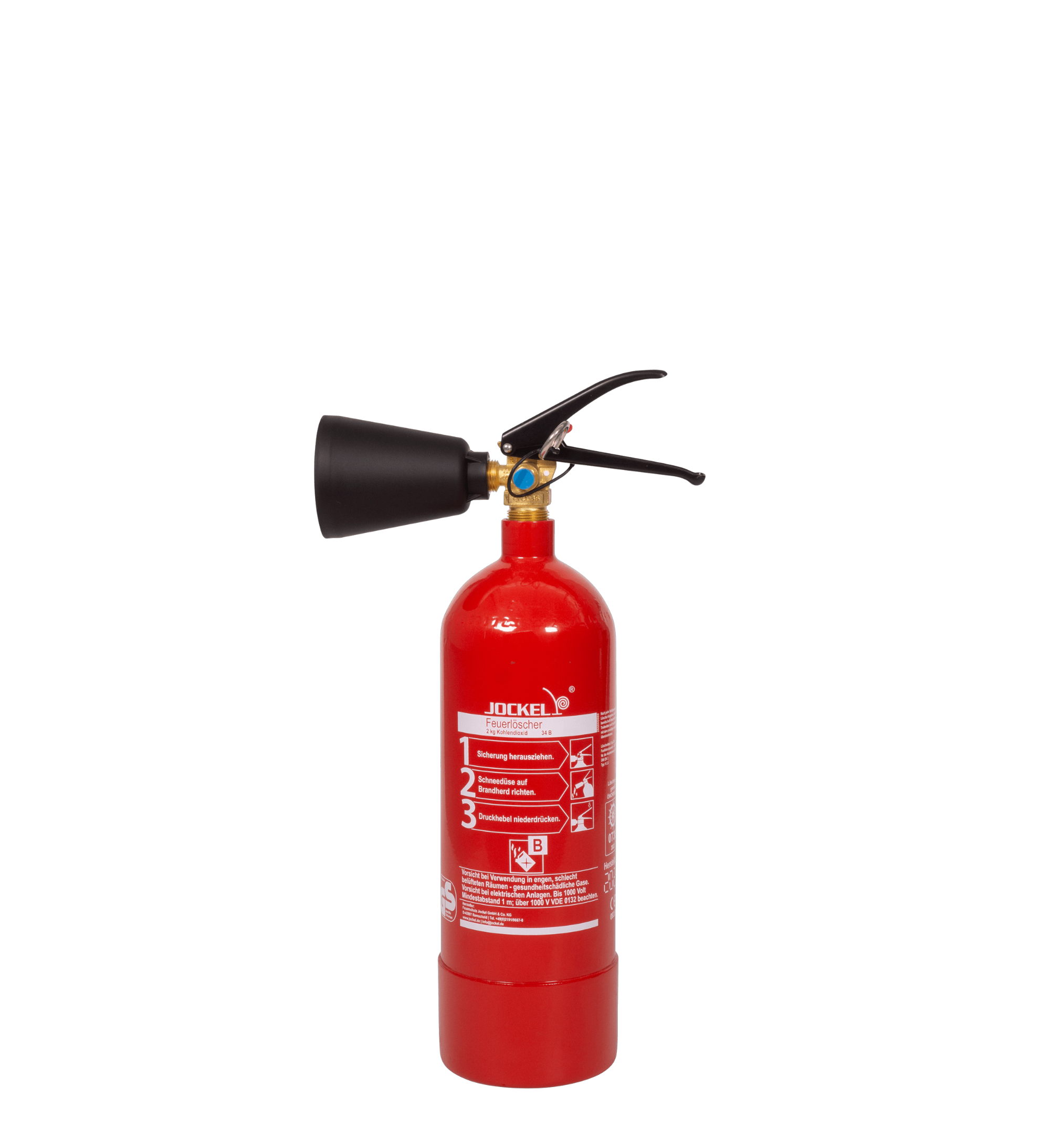 Produktbild für Feuerlöscher B, CO², 2 Kg (EG)
