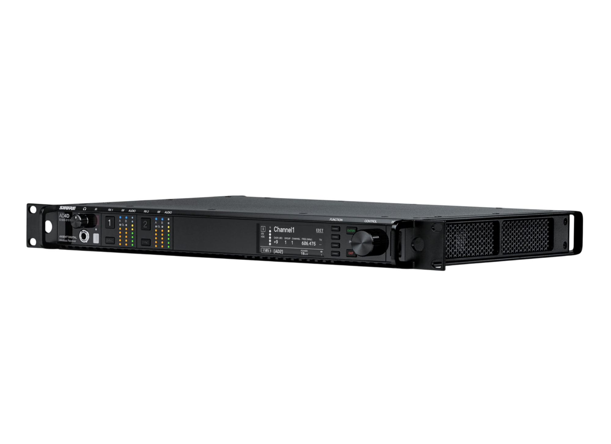 Produktbild für UHF Doppelempfänger Shure Axient Digital AD4D