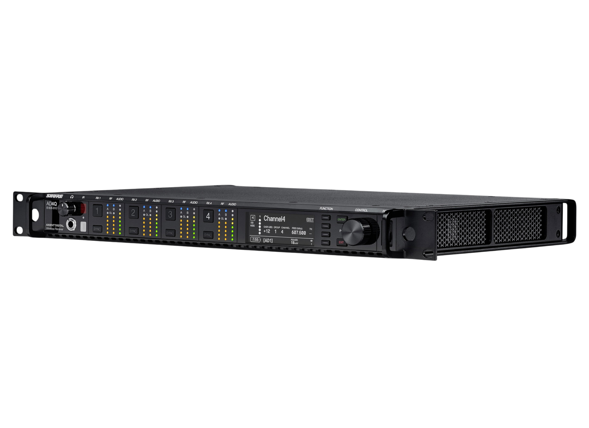 Produktbild für UHF Quadempfänger Shure Axient Digital AD4Q